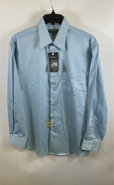 NWT Perry Ellis Portfolio Blue Cotton Long Sleeve 
