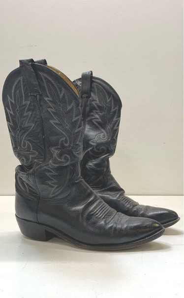 Black Leather Wild Wild West Cowgirl Western Boots
