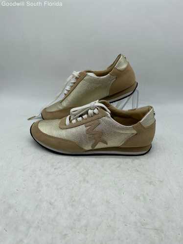 Michael Kors Womens Gold Sneakers Size 7M
