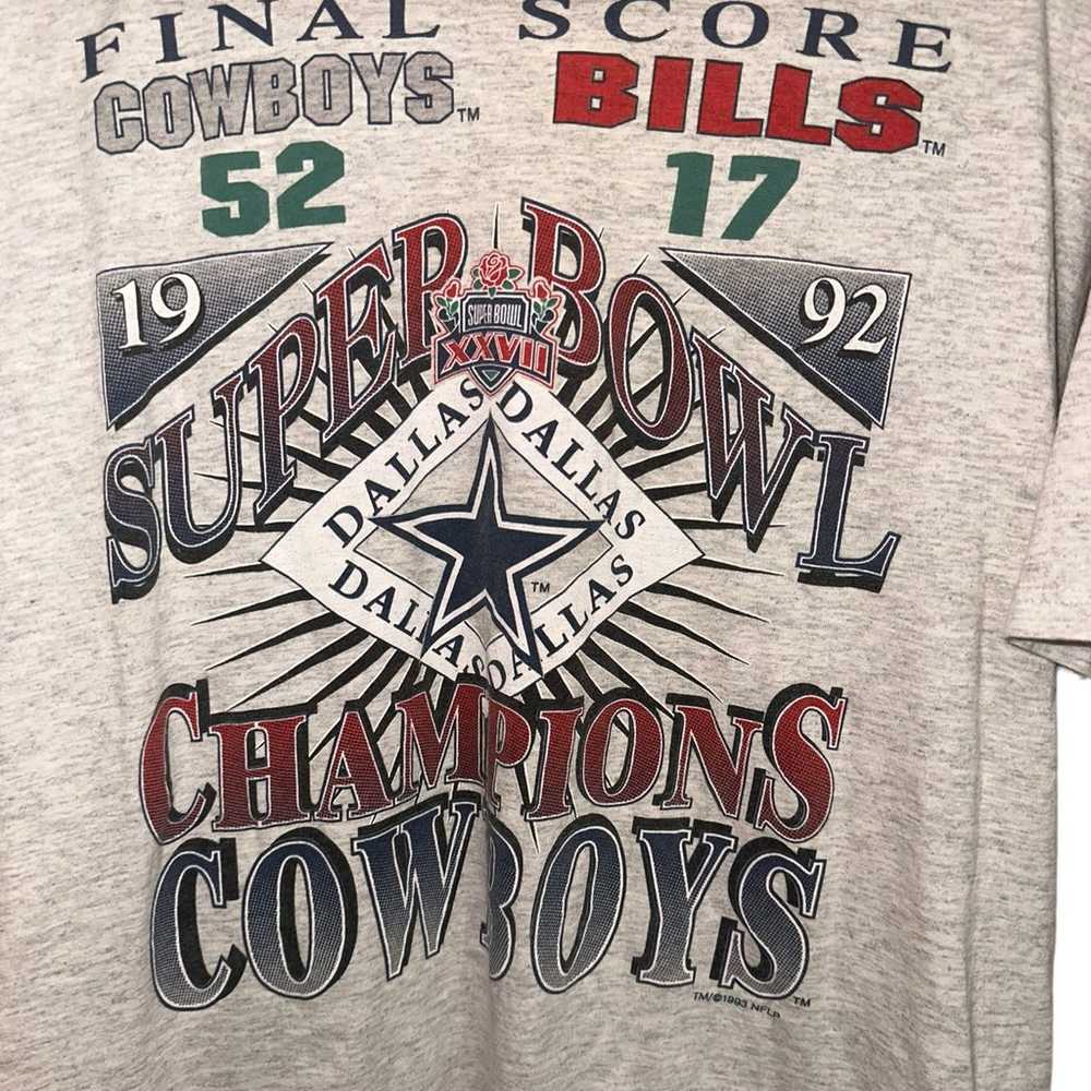 1992 Dallas Cowboys Super Bowl Champions XXVII Ch… - image 2