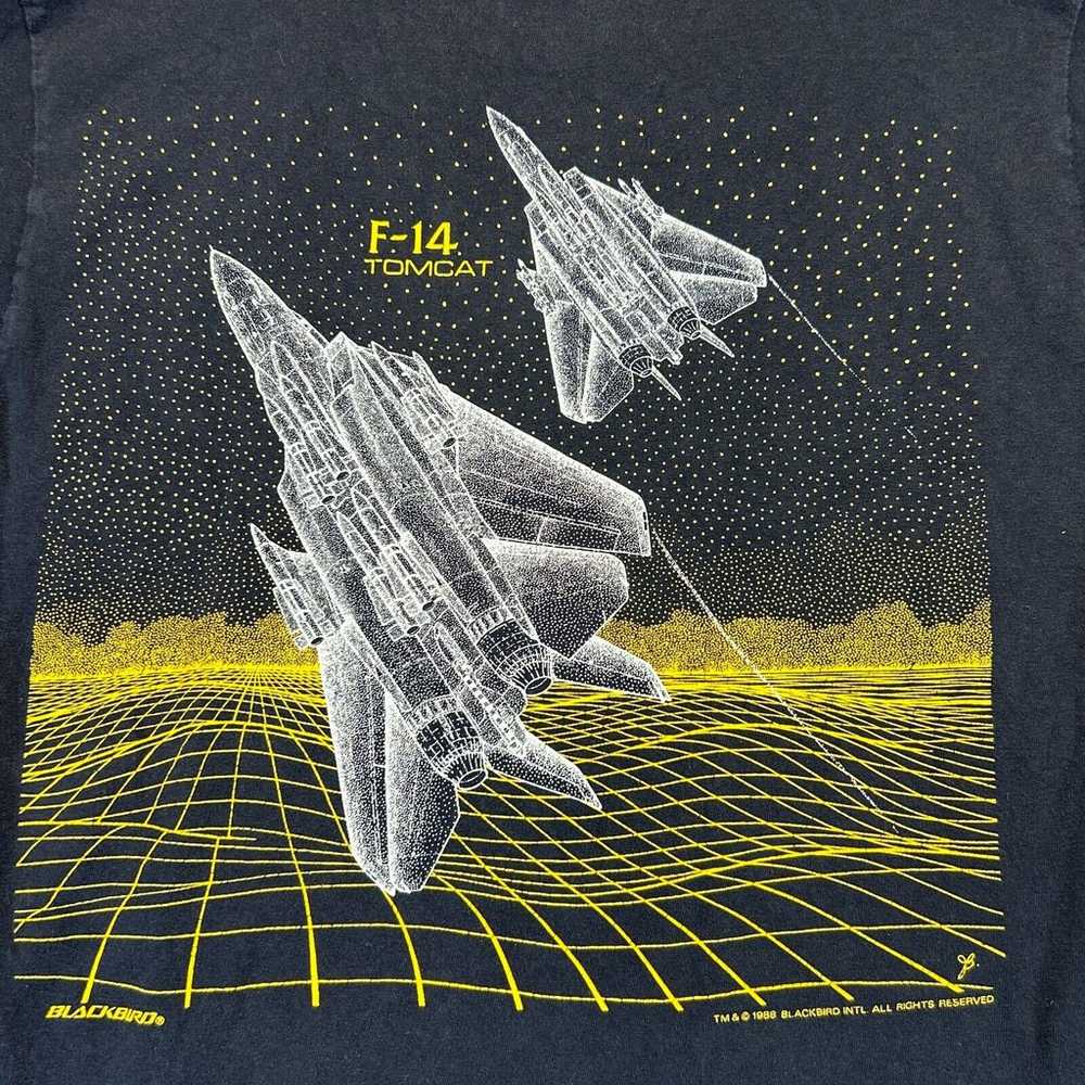 Blackbird Vintage F-14 Tomcat Shirt Fits Medium N… - image 9