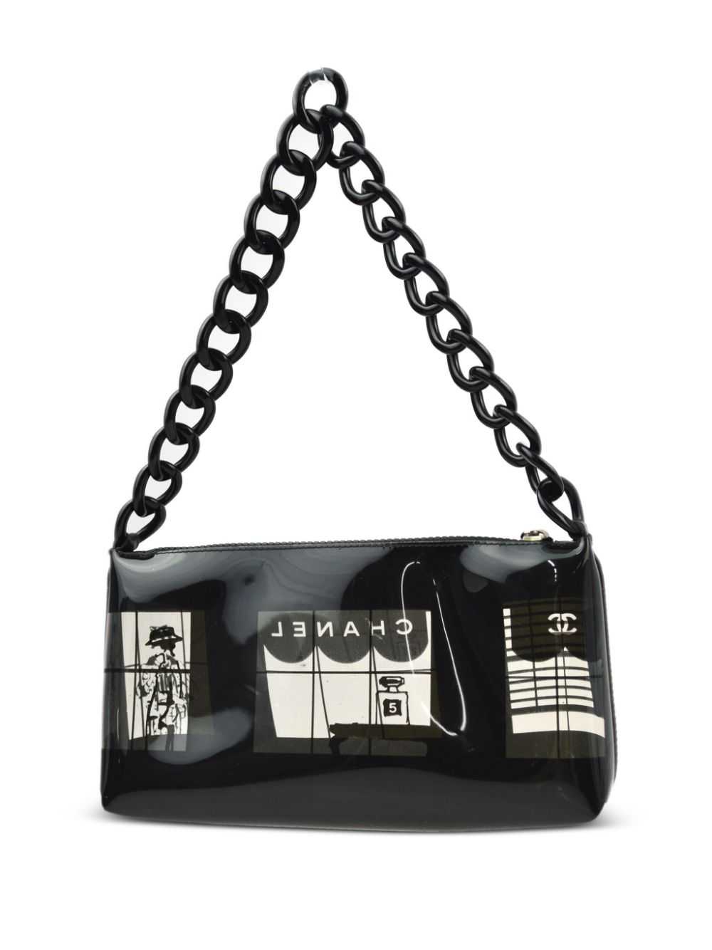 CHANEL Pre-Owned 2003 Window-print shoulder bag -… - image 2