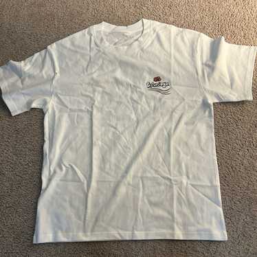 Balenciaga white printed t shirt