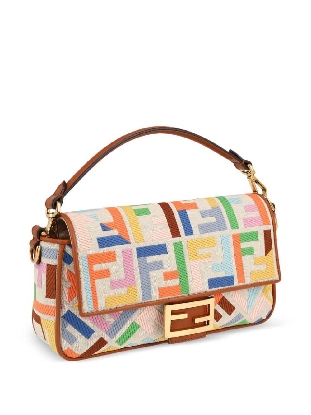 Fendi Pre-Owned 2020 Baguette leather two-way bag… - image 3