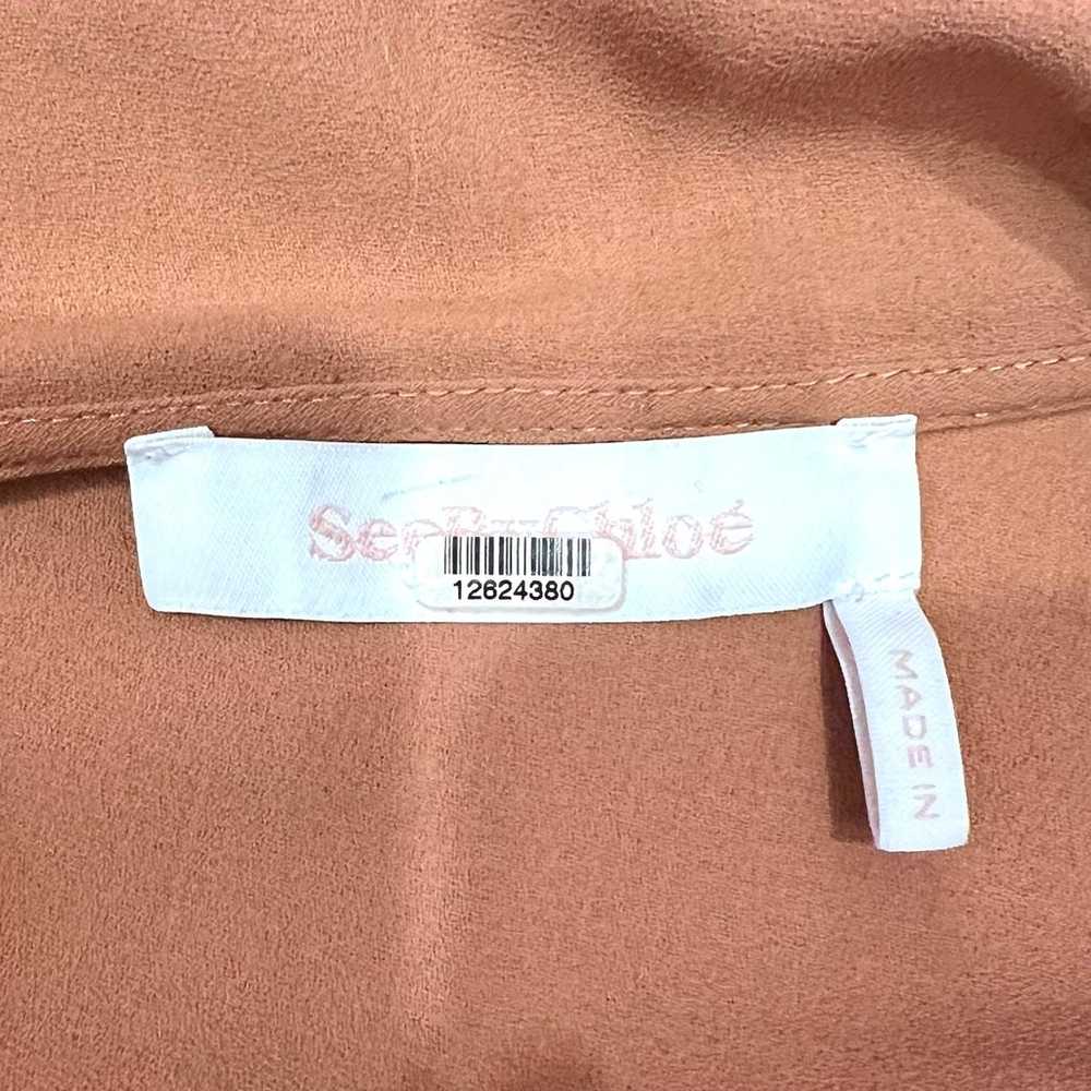 See By Chloe Bow Tie Nude Tan Burnt Sienna Accord… - image 11