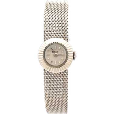 Vintage Tudor 1703 Chameleon Wrist Watch in White… - image 1