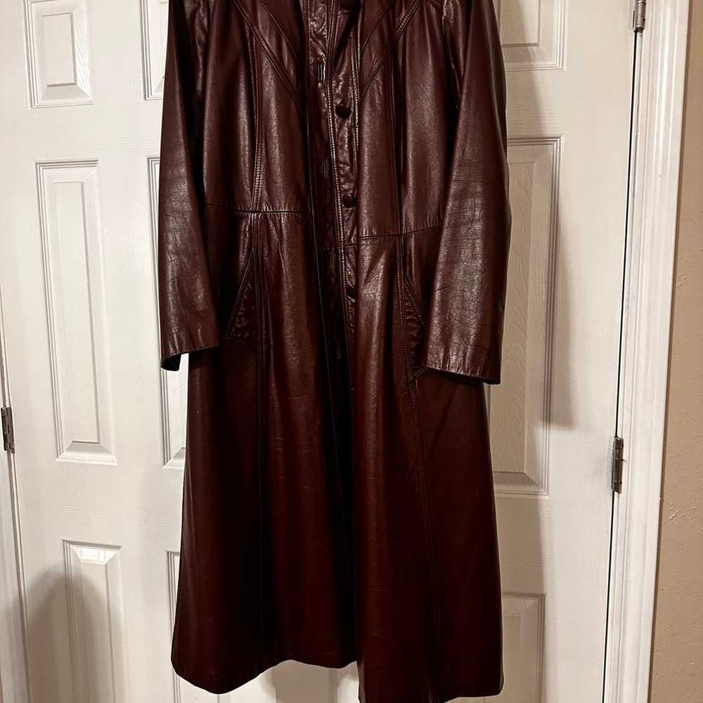 Genuine Leather Coat - image 2