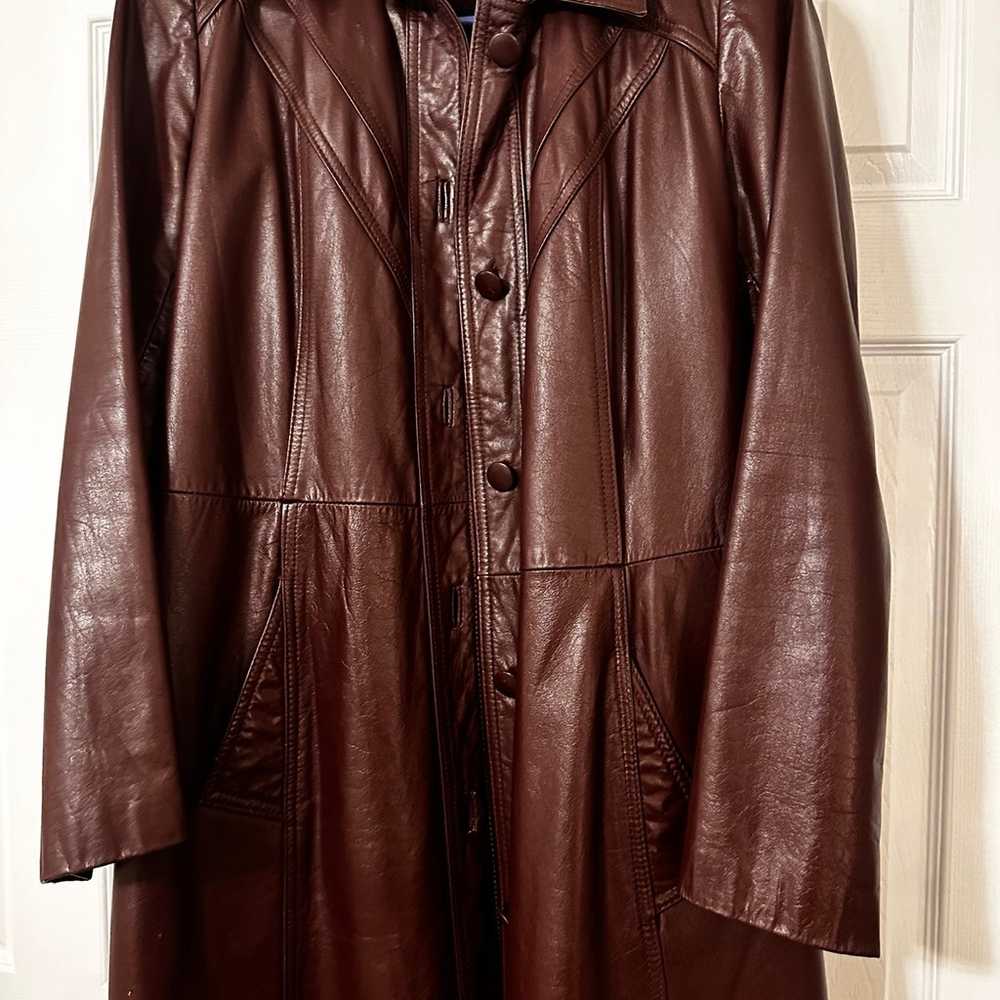 Genuine Leather Coat - image 3