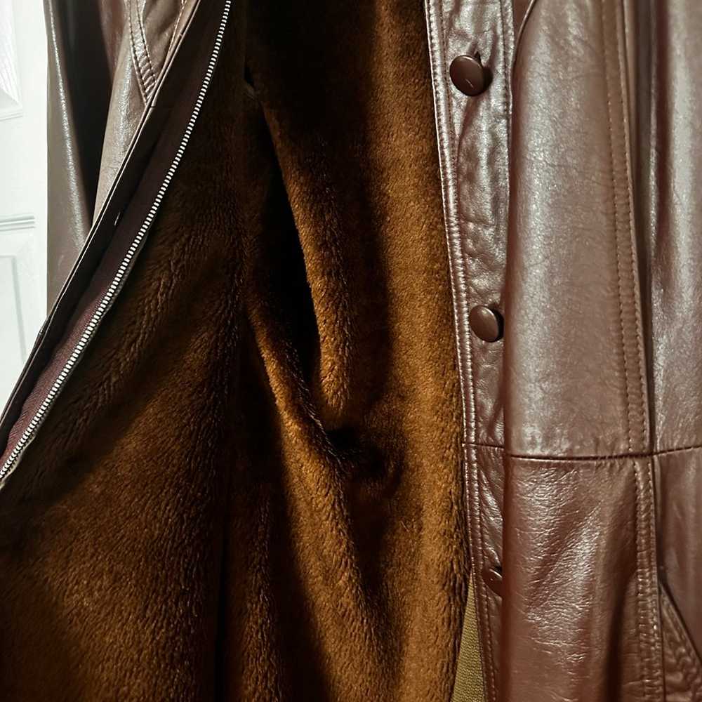 Genuine Leather Coat - image 4