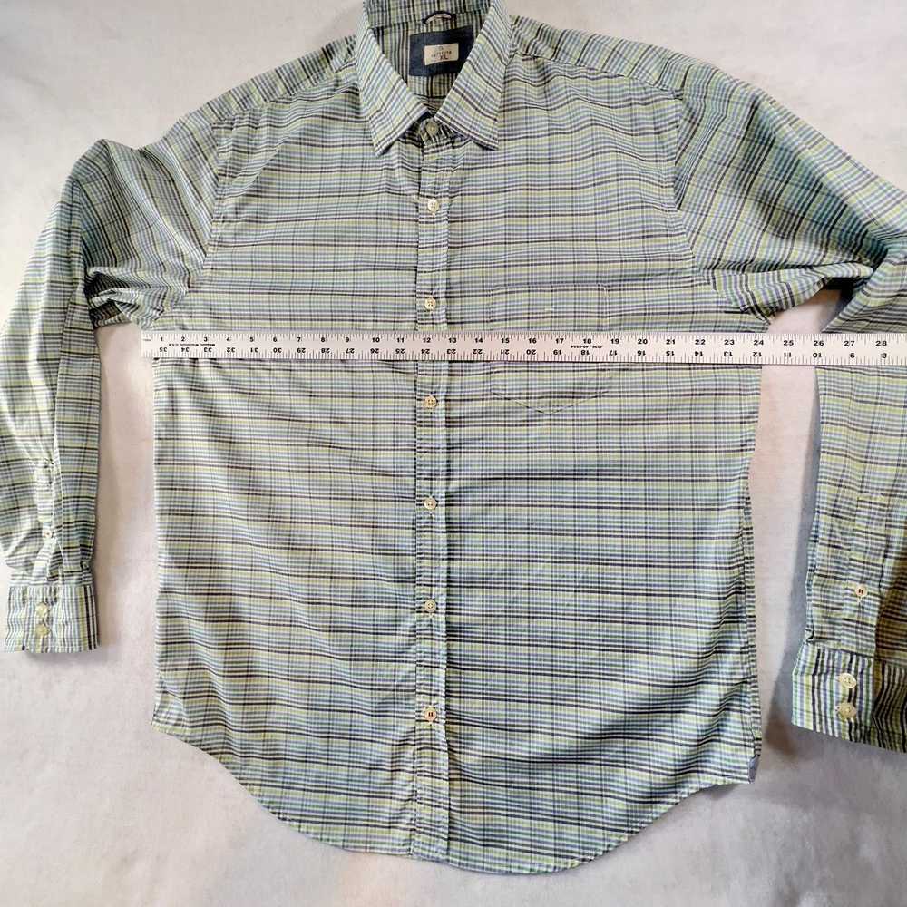 Hartford Hartford Button Shirt Blue Green Check w… - image 7