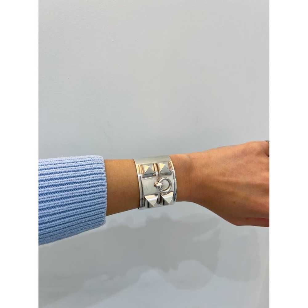 Hermès Collier de chien silver bracelet - image 7