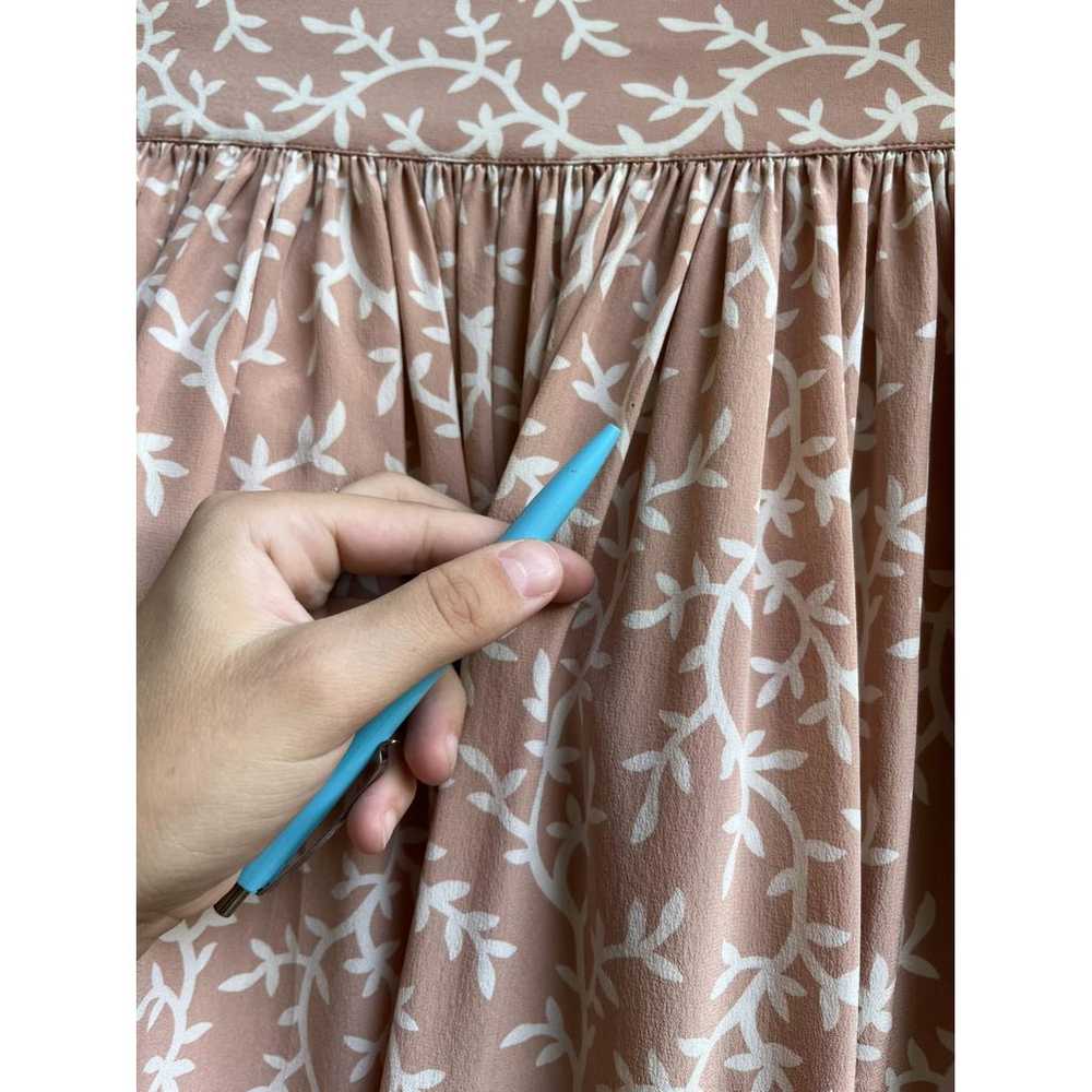 Chanel Silk mid-length skirt - image 9