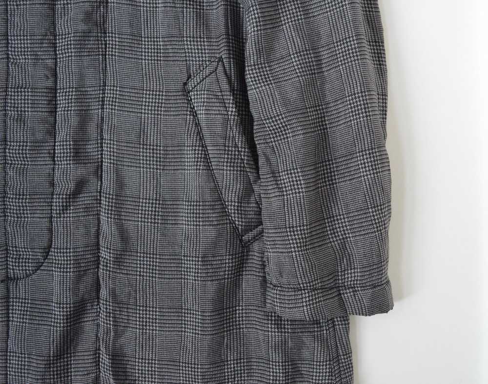 Comme des Garcons A/W 09 Houndstooth Silk Overcoat - image 5