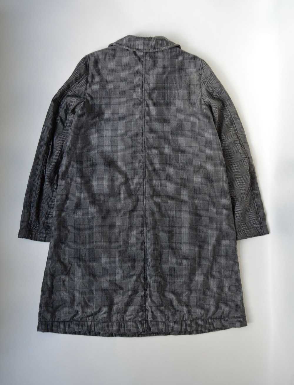 Comme des Garcons A/W 09 Houndstooth Silk Overcoat - image 7