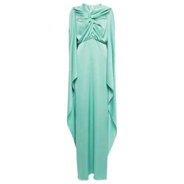 【Costarellos】シルク maxiドレス Adamaris Crinkled Silk Chiffon Gown | Official Costarellos Store