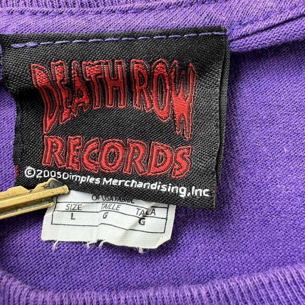 Rap Tees × Streetwear × Vintage 2005 Death Row Re… - image 5