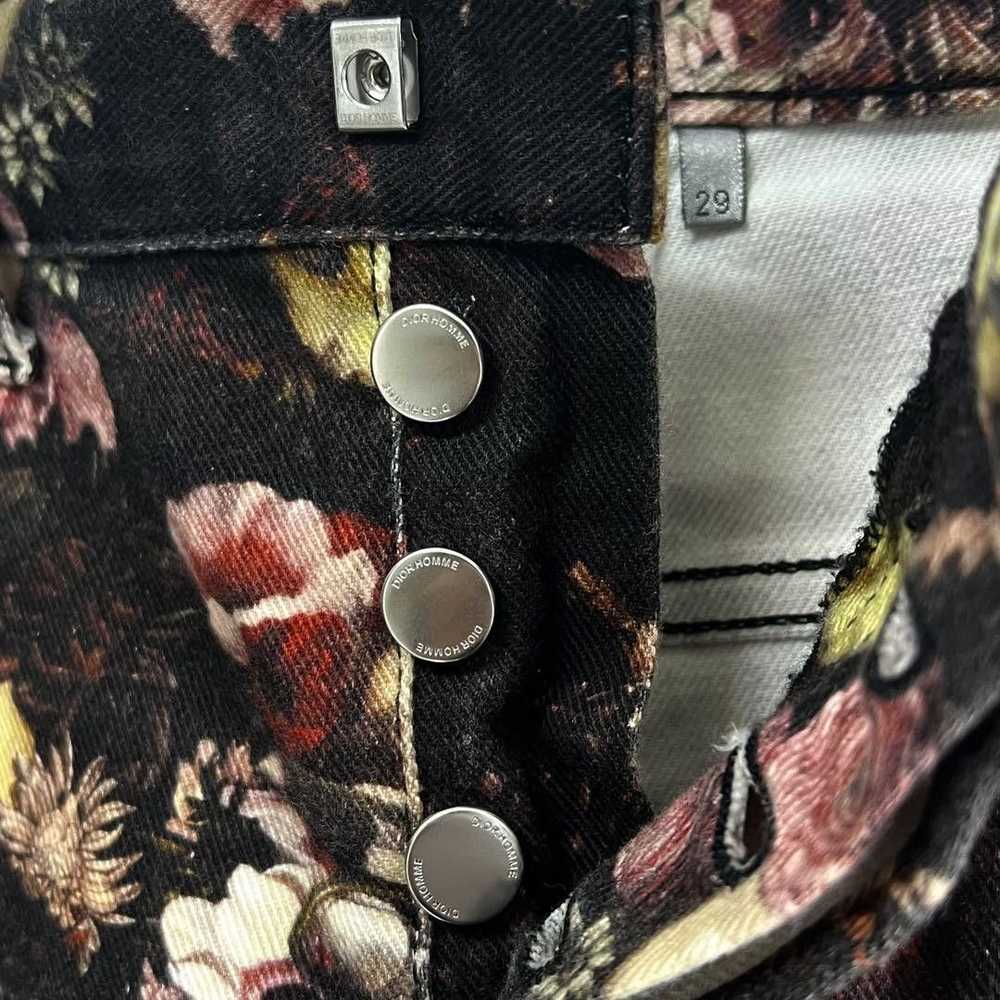 Dior Dior Toru Kamei Floral Jeans - image 6