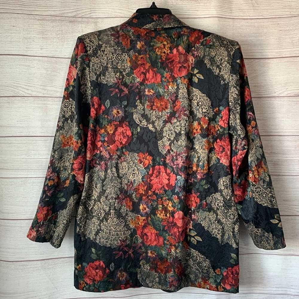 Samantha David Vintage Floral Blazer Jacket Mixed… - image 5