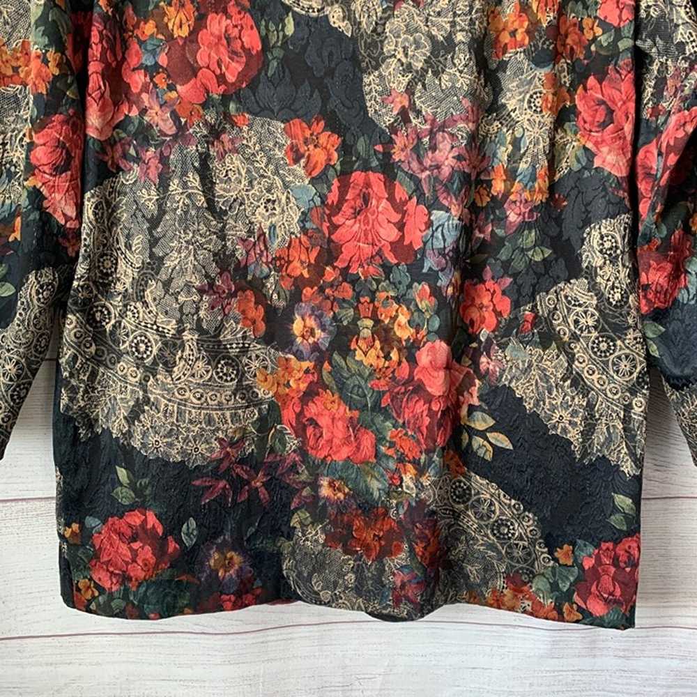 Samantha David Vintage Floral Blazer Jacket Mixed… - image 7