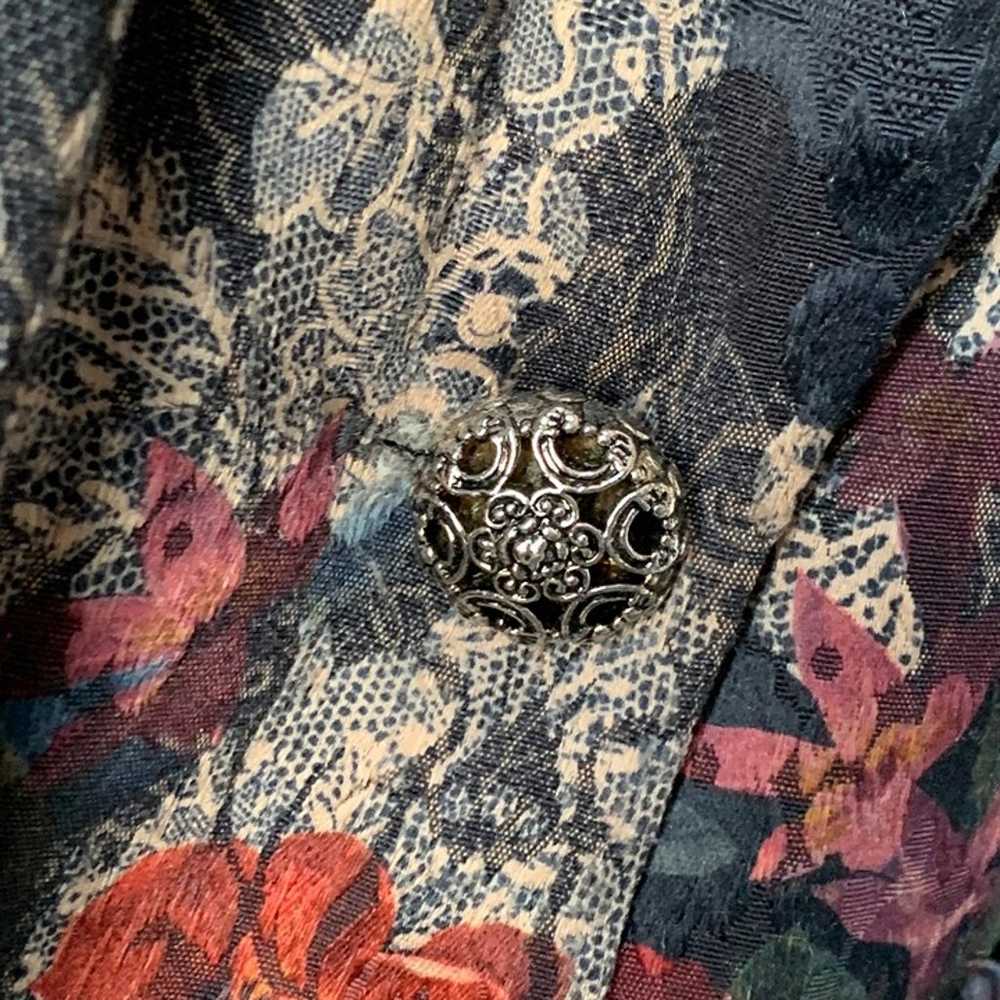 Samantha David Vintage Floral Blazer Jacket Mixed… - image 8
