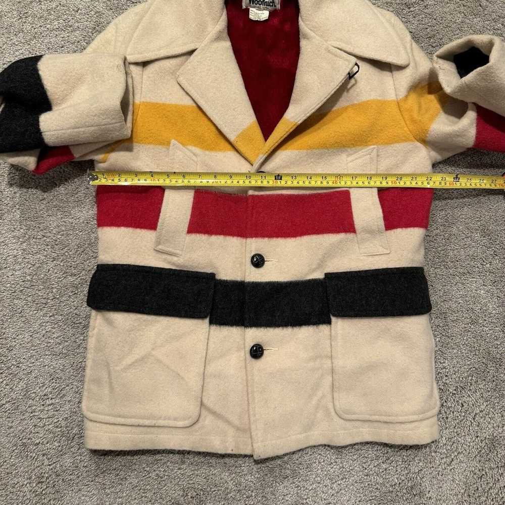 Vintage Hudson Bay Woolrich Striped Blanket Jacke… - image 4