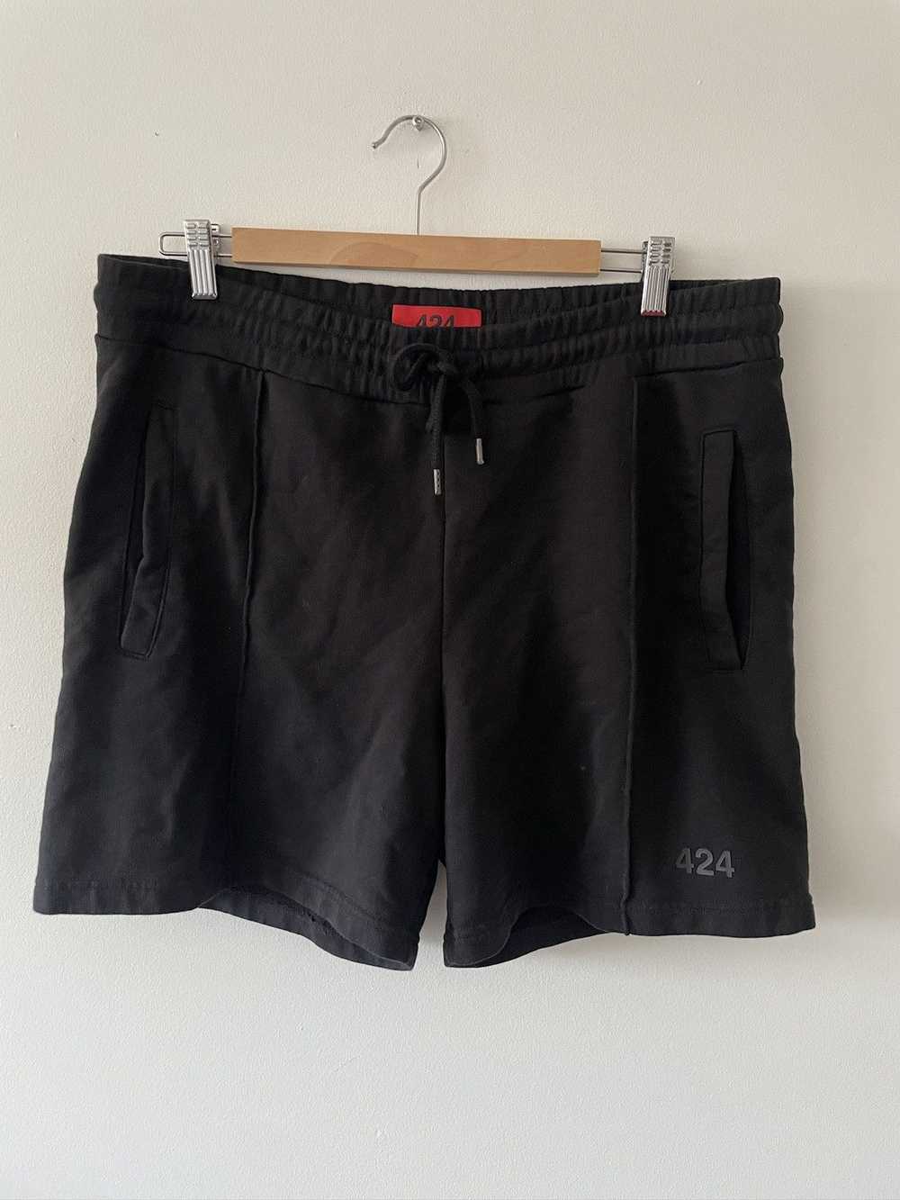 424 On Fairfax 424 Black sweat shorts - image 1