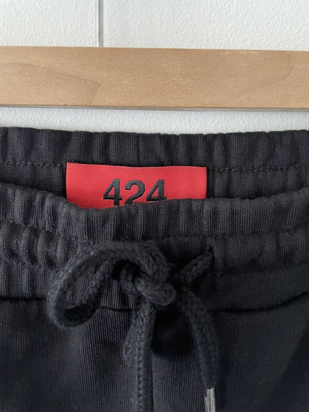 424 On Fairfax 424 Black sweat shorts - image 3