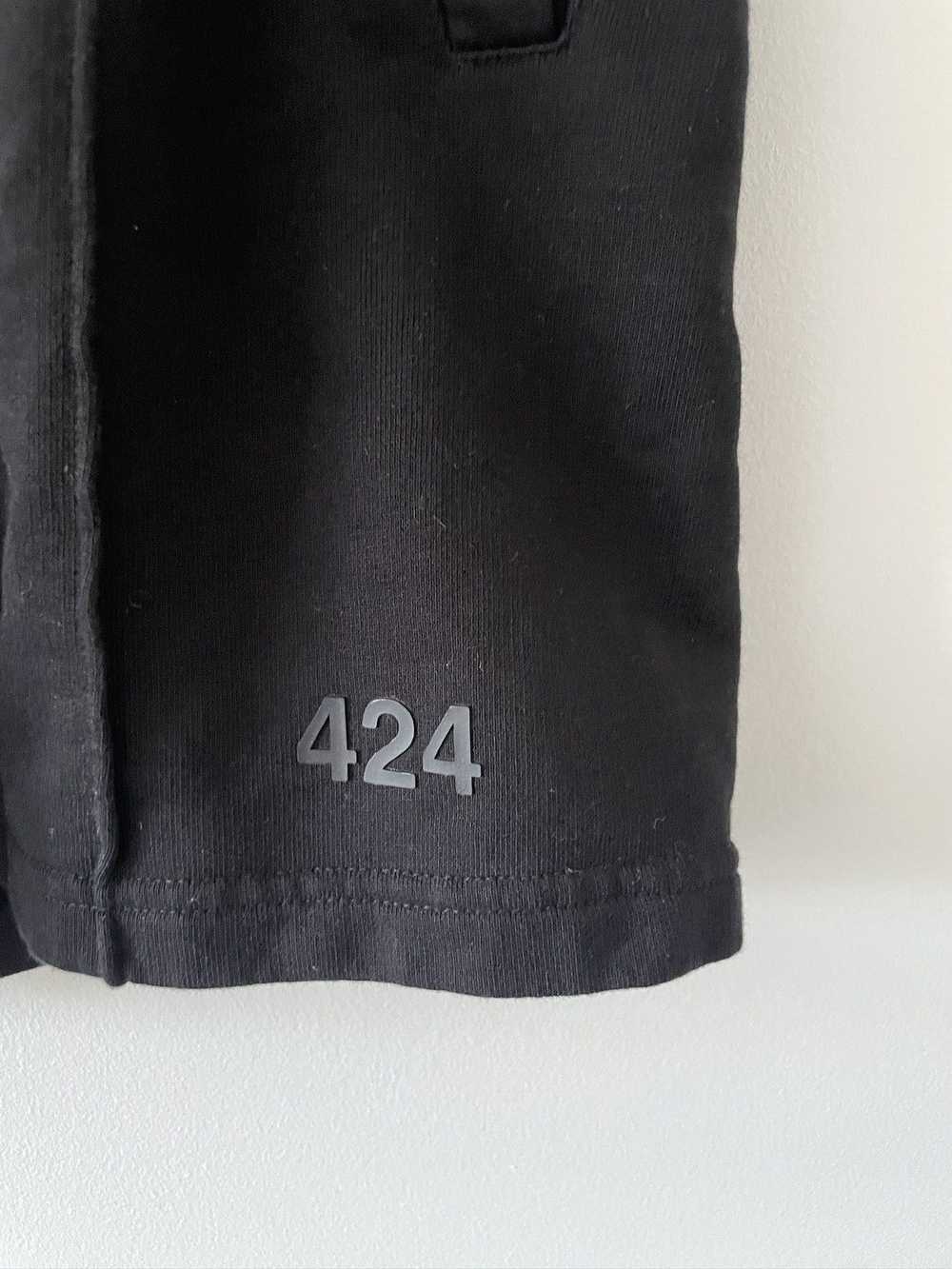 424 On Fairfax 424 Black sweat shorts - image 4