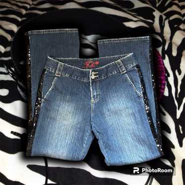 y2k lowrise fubu jeans