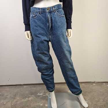 Vintage L.L. Bean Flannel Lined Mom Jeans 10