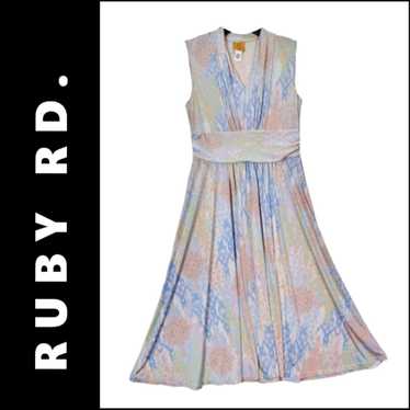 Vintage Ruby Rd. Dress Size Medium PM Women Sleeve