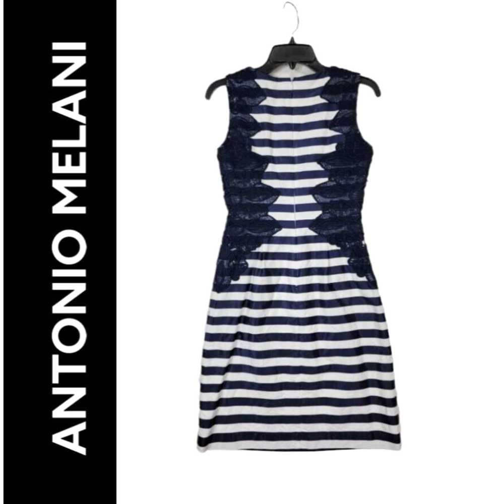 Vintage Antonio Melani Dress Size 0 Women Stripe … - image 2