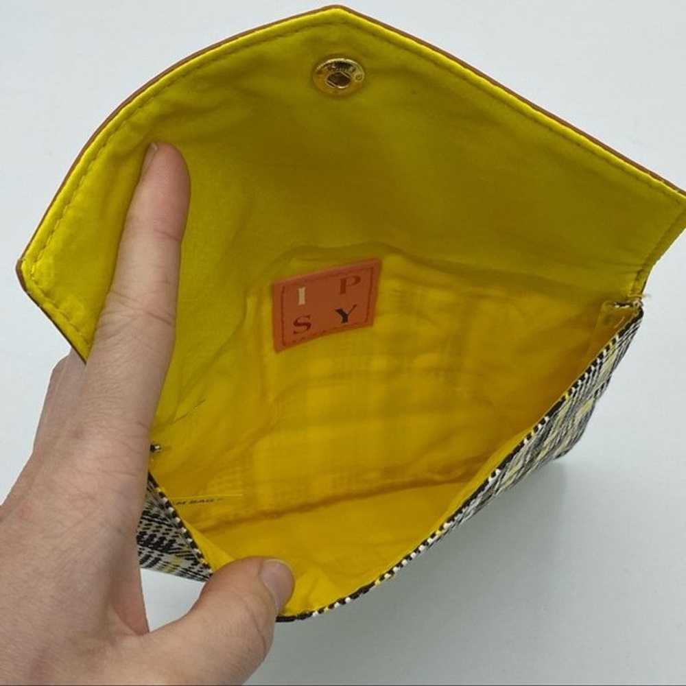 Other Ipsy Glam Bag Envelope Style Designer Plaid… - image 4