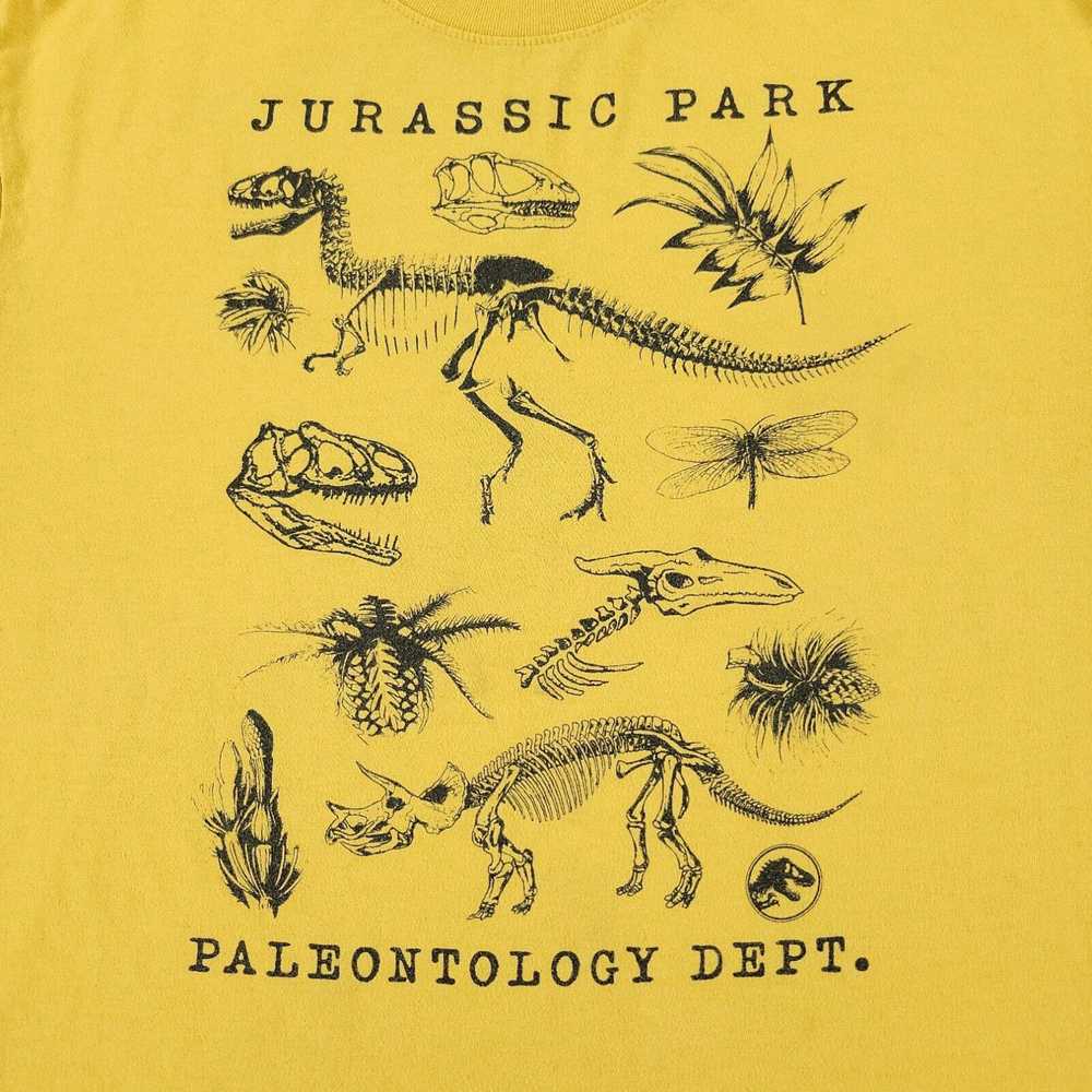 Vintage Jurassic World Shirt Men's Large Yellow J… - image 2