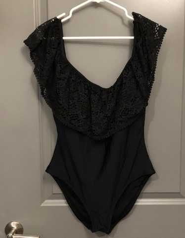 Mossimo Mossimo Off Shoulder Swimsuit