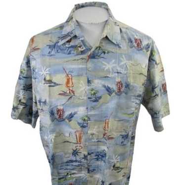 Campia Moda vintage Hawaiian shirt cocktail tiki … - image 1
