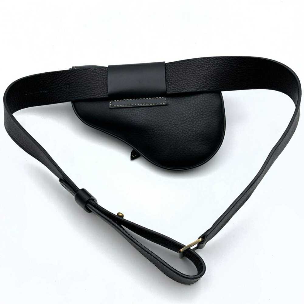 Dior Christian Dior Saddle Bag Waist Body Black L… - image 2