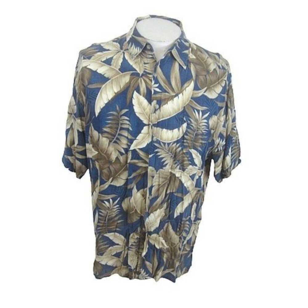 Pierre Cardin vtg Men Hawaiian camp shirt p2p 24 … - image 1