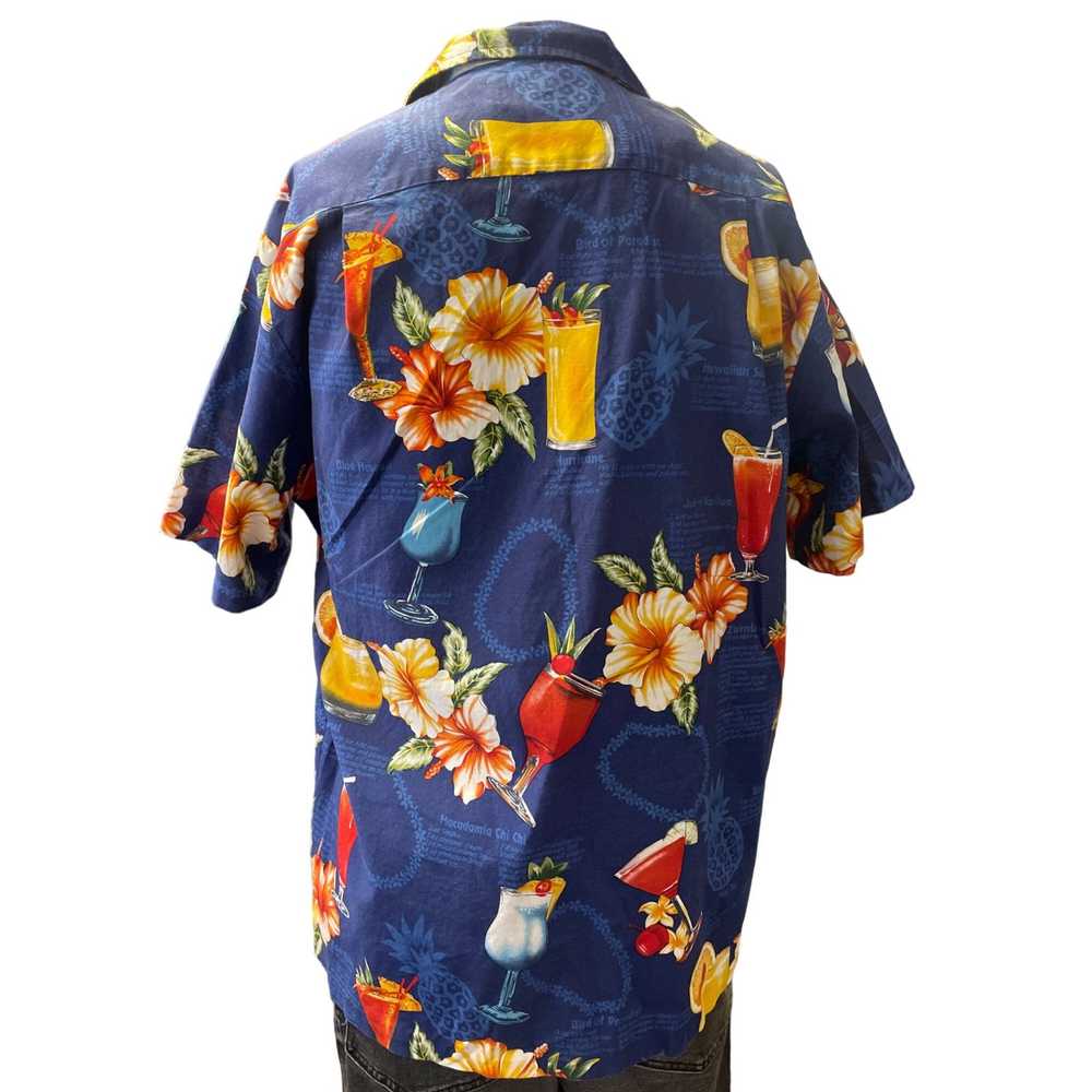 Other RJC Ltd Hawaii Men's Blue Tropical Button u… - image 3