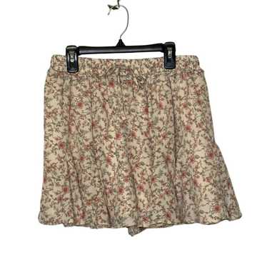 Anthropologie Paper Crane cream floral culottes p… - image 1