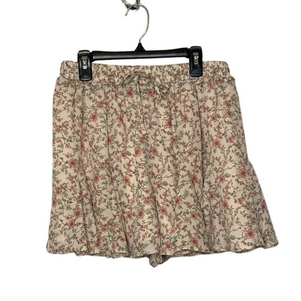 Anthropologie Paper Crane cream floral culottes p… - image 7