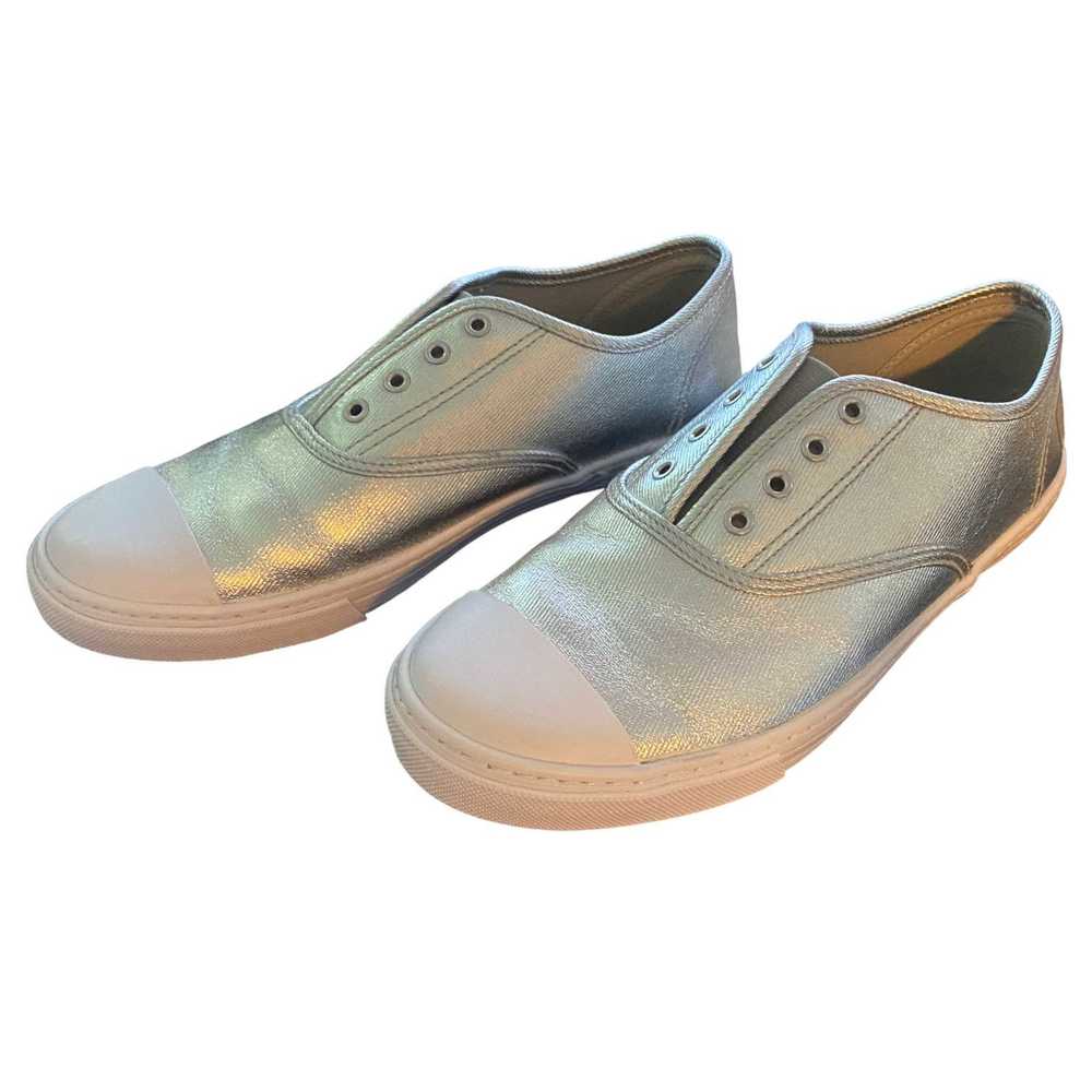 Airwalk Airwalk Silver Slip On Shoes Size 9 EUC - image 1