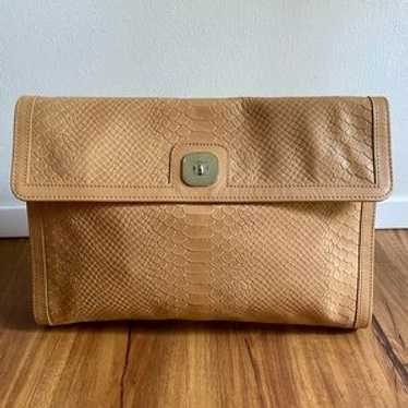 Longchamp Gatsby Python Clutch - image 1