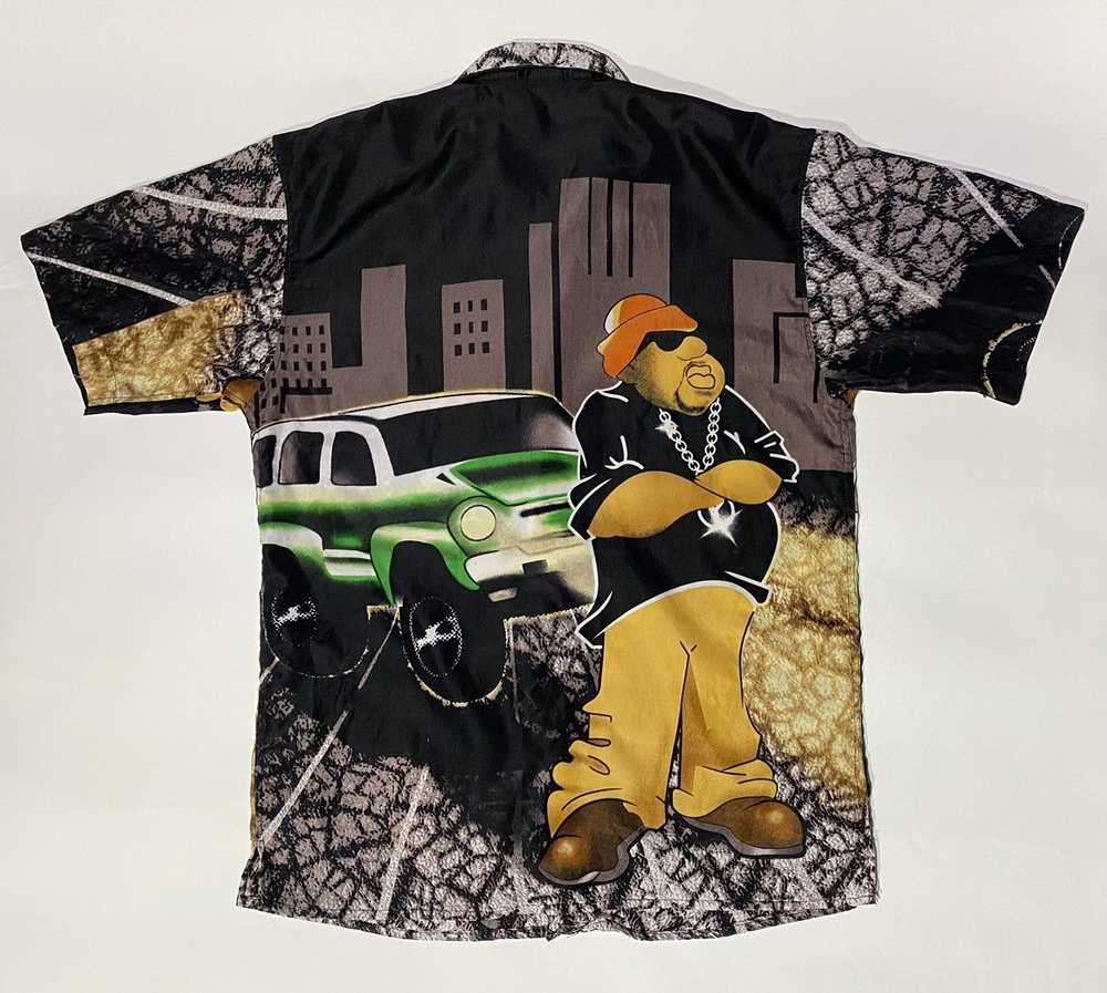 Vintage Claudio Nucci big truck homie button down… - image 4