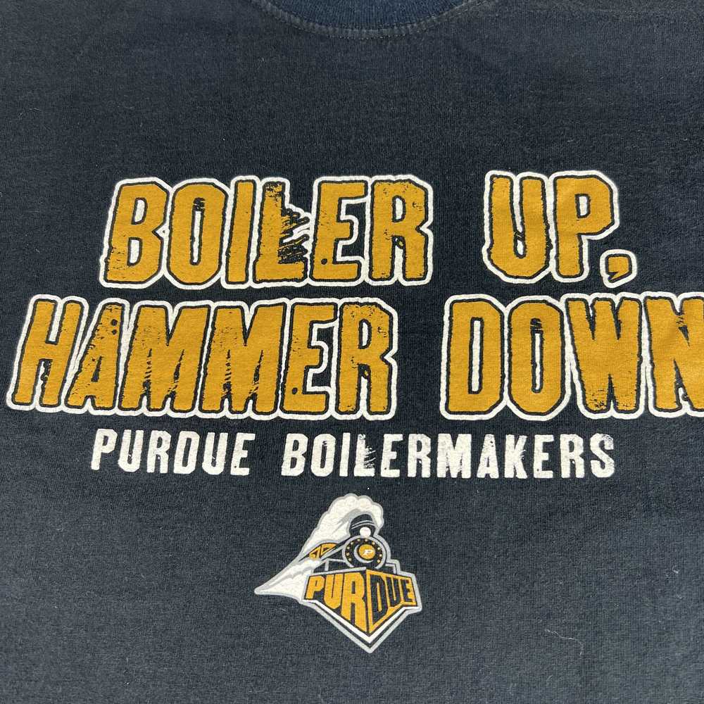 Ncaa Purdue Boilermakers Shirt Black Boiler Up Ha… - image 2