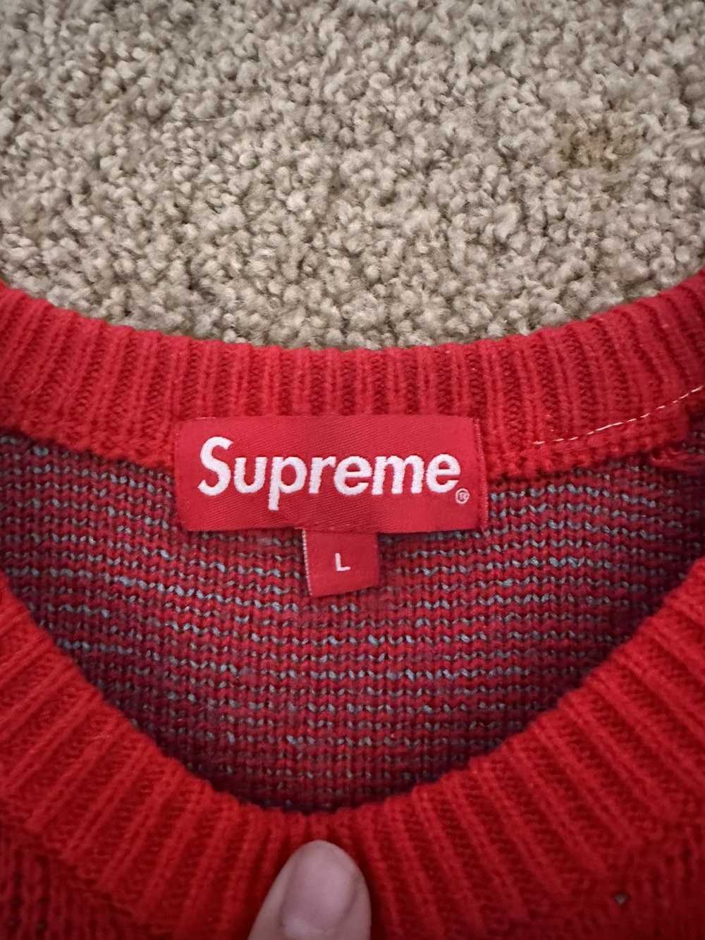 Supreme × Thrasher Supreme x Thrasher Sweater Red - image 3