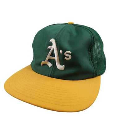 帽子 Vintage GOOGOO CAP Oakland Athletics Vintage Oakland Athletics MLB Black Old English Adjustable