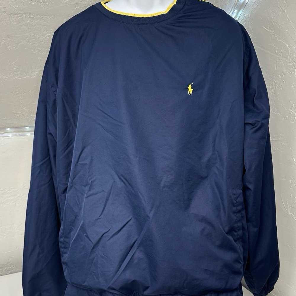 Vintage 90s Navy Blue Polo Golf Ralph Lauren Wind… - image 1