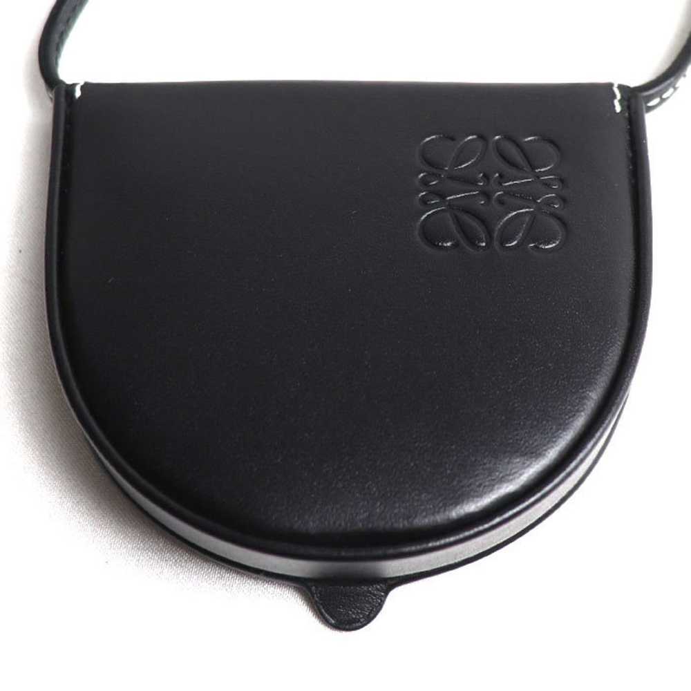 Loewe LOEWE Heel Pouch Shoulder Bag Black 109.54.… - image 2