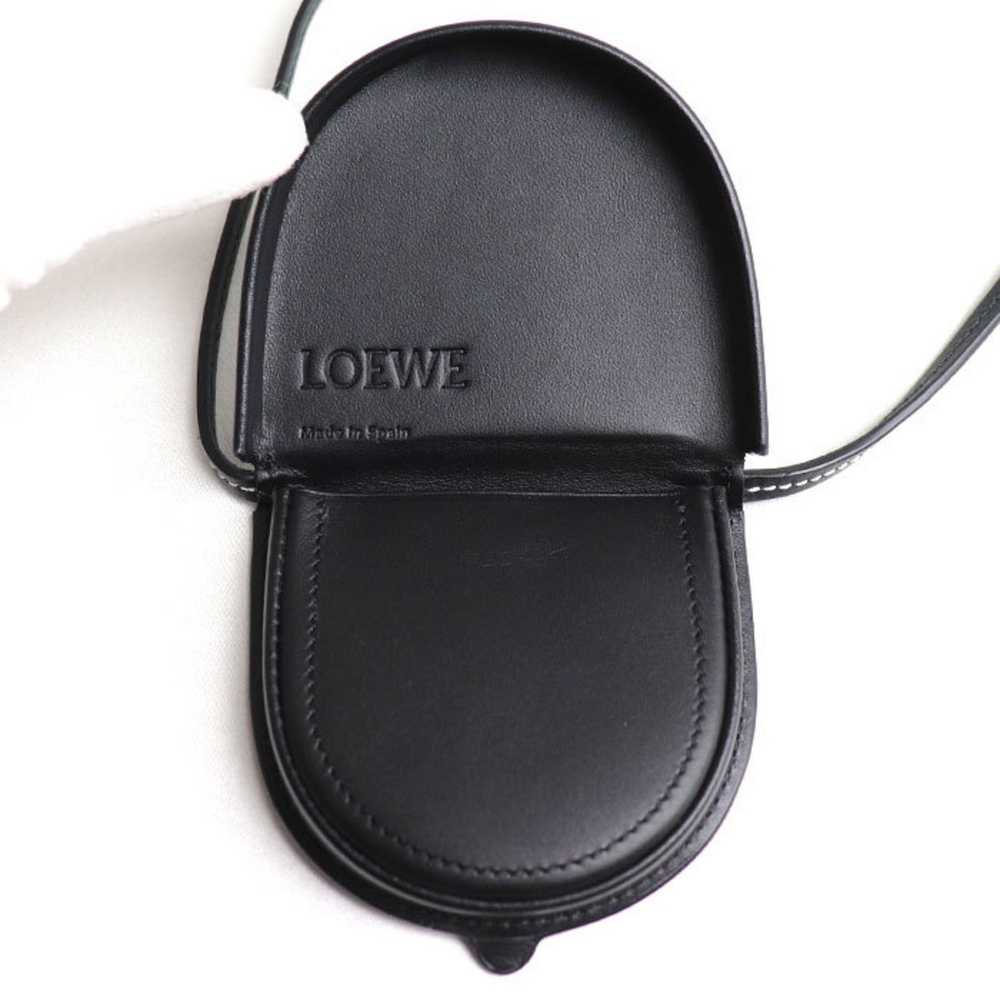 Loewe LOEWE Heel Pouch Shoulder Bag Black 109.54.… - image 4